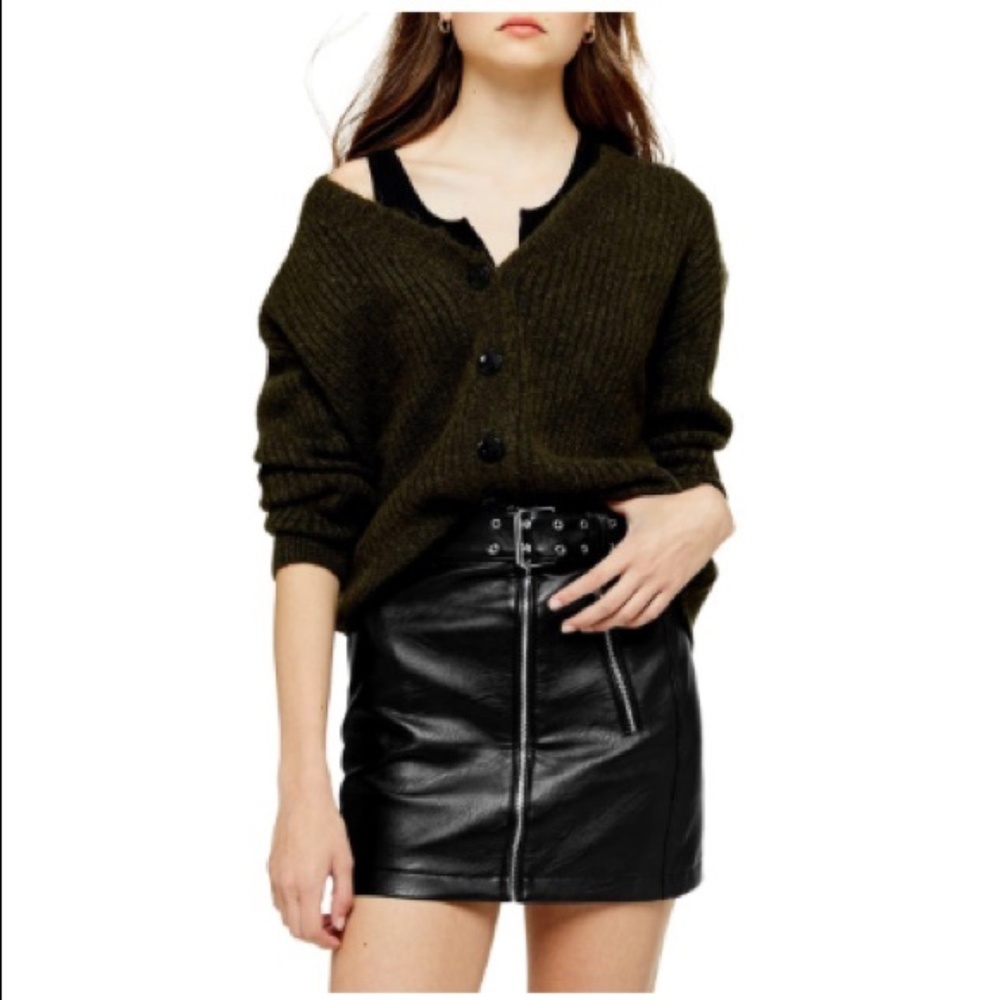 NWT TOPSHOP Button Front Cardigan